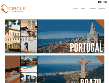 Tablet Screenshot of circleclubhotels.com